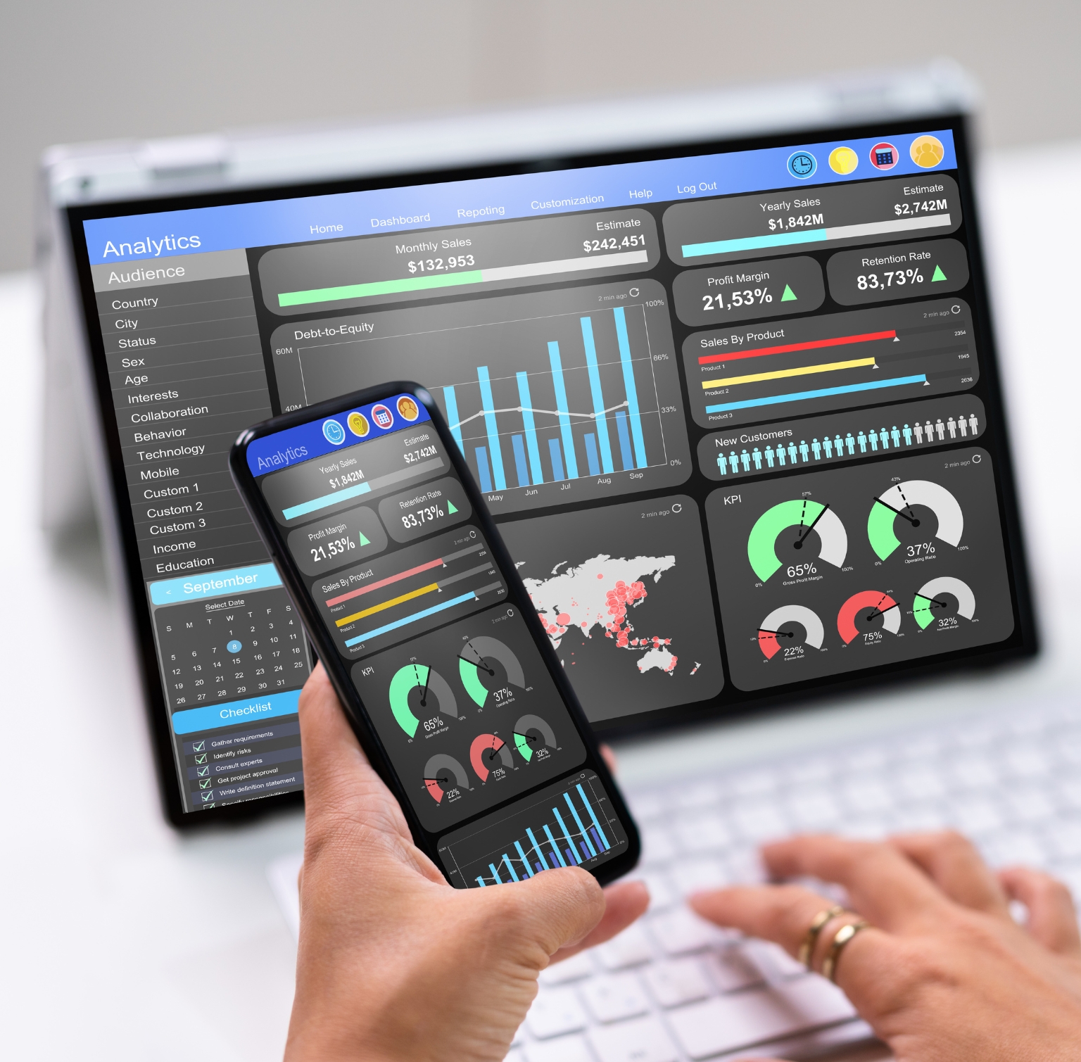 Business leader using Green Lines AI-driven ERP to manage and scale multi-branch operations seamlessly.